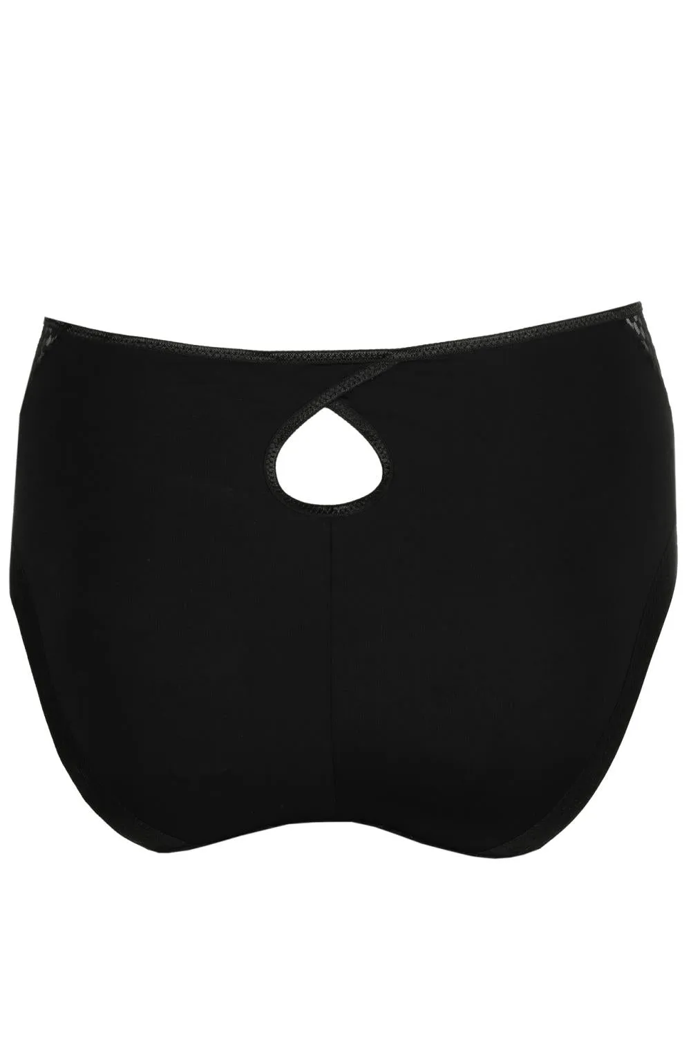 Prima Donna Twist Glass Beach Full Brief, Black (0542351)