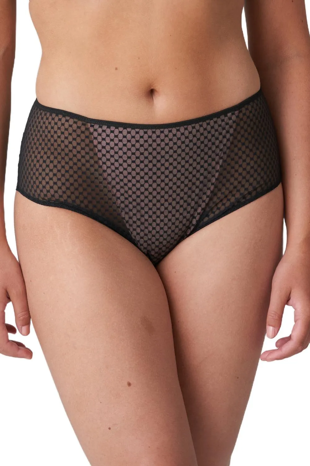 Prima Donna Twist Glass Beach Full Brief, Black (0542351)