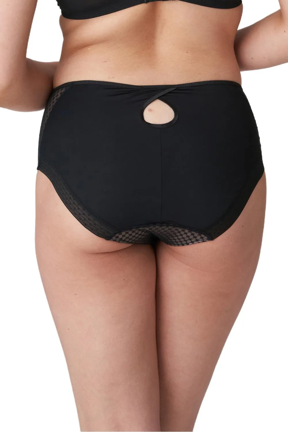 Prima Donna Twist Glass Beach Full Brief, Black (0542351)