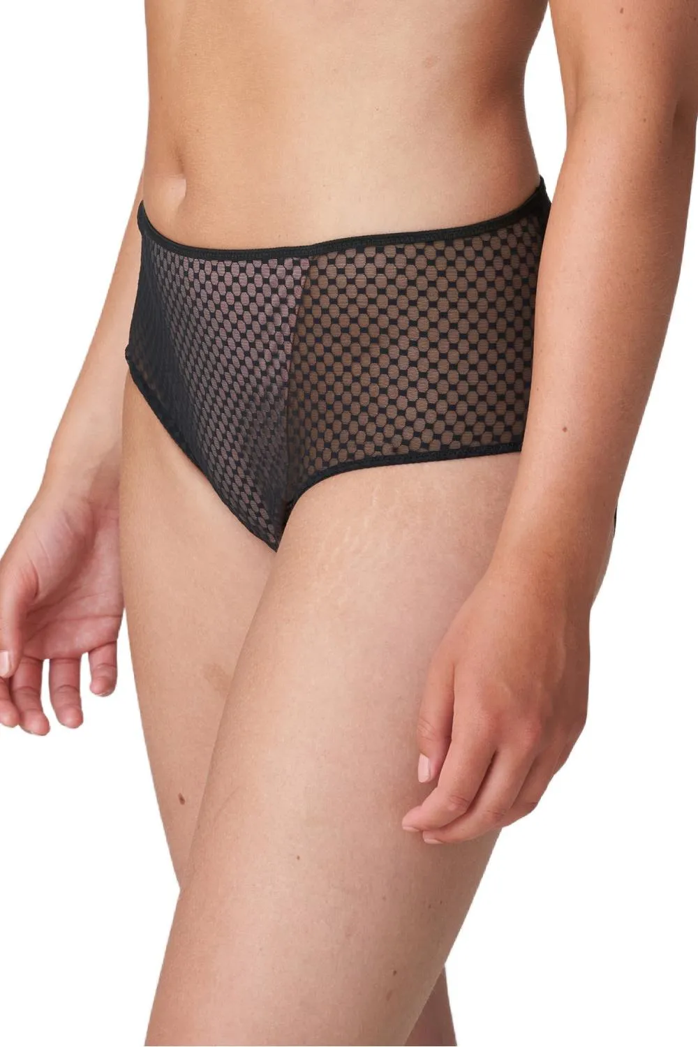 Prima Donna Twist Glass Beach Full Brief, Black (0542351)