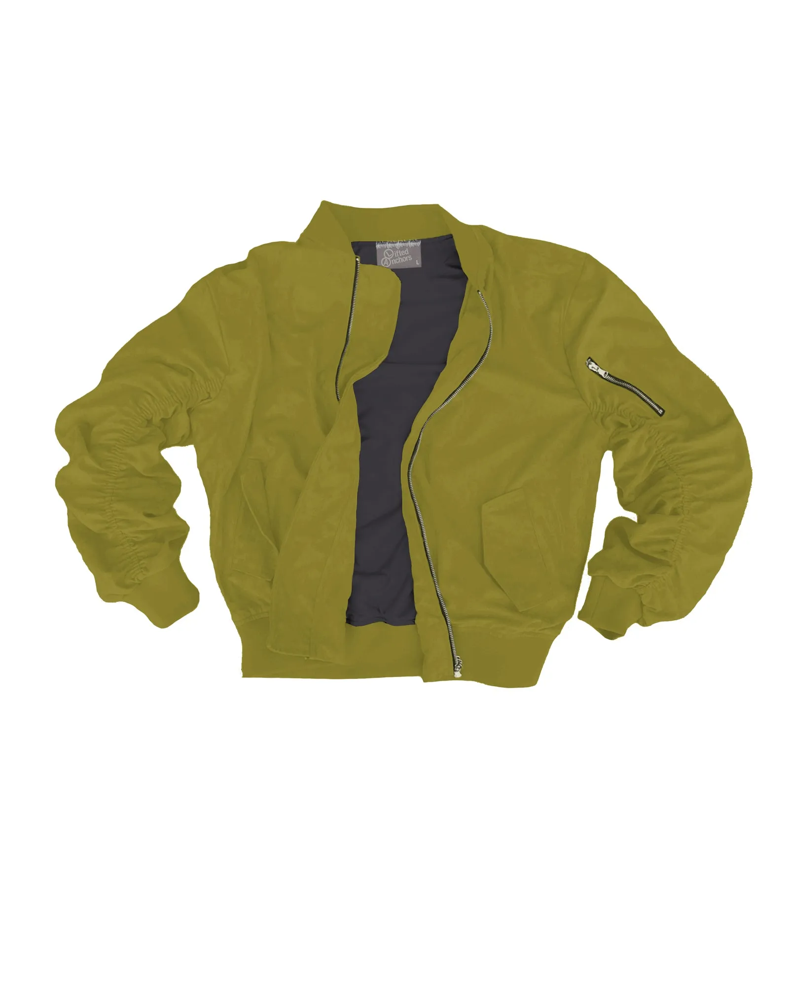 "Bird" Bomber Jacket (Goldenrod)