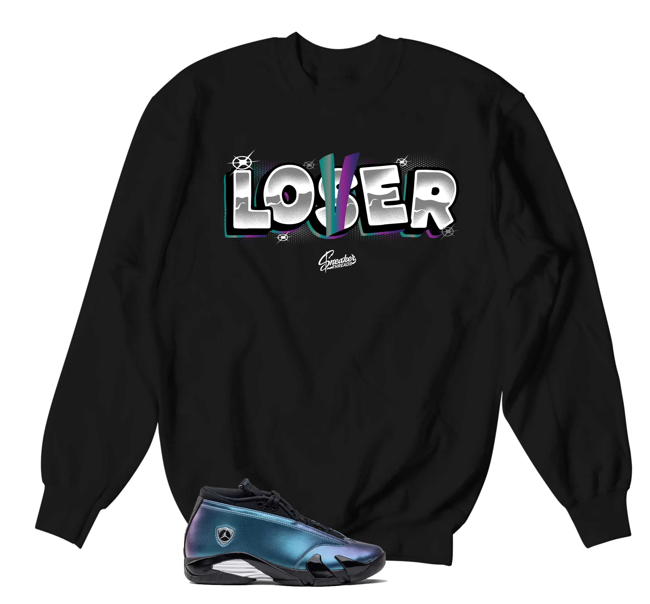 Retro 14 Love Letter Loser Lover Sweater