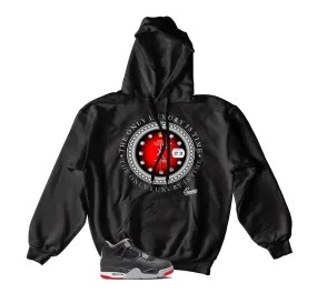 Retro 4 Bred Rolie Time Hoody