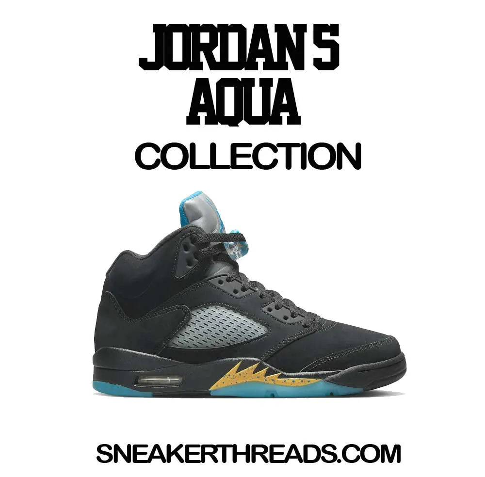 Retro 5 Aqua I Am Hoody