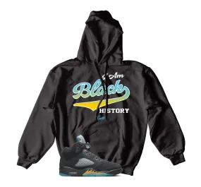 Retro 5 Aqua I Am Hoody