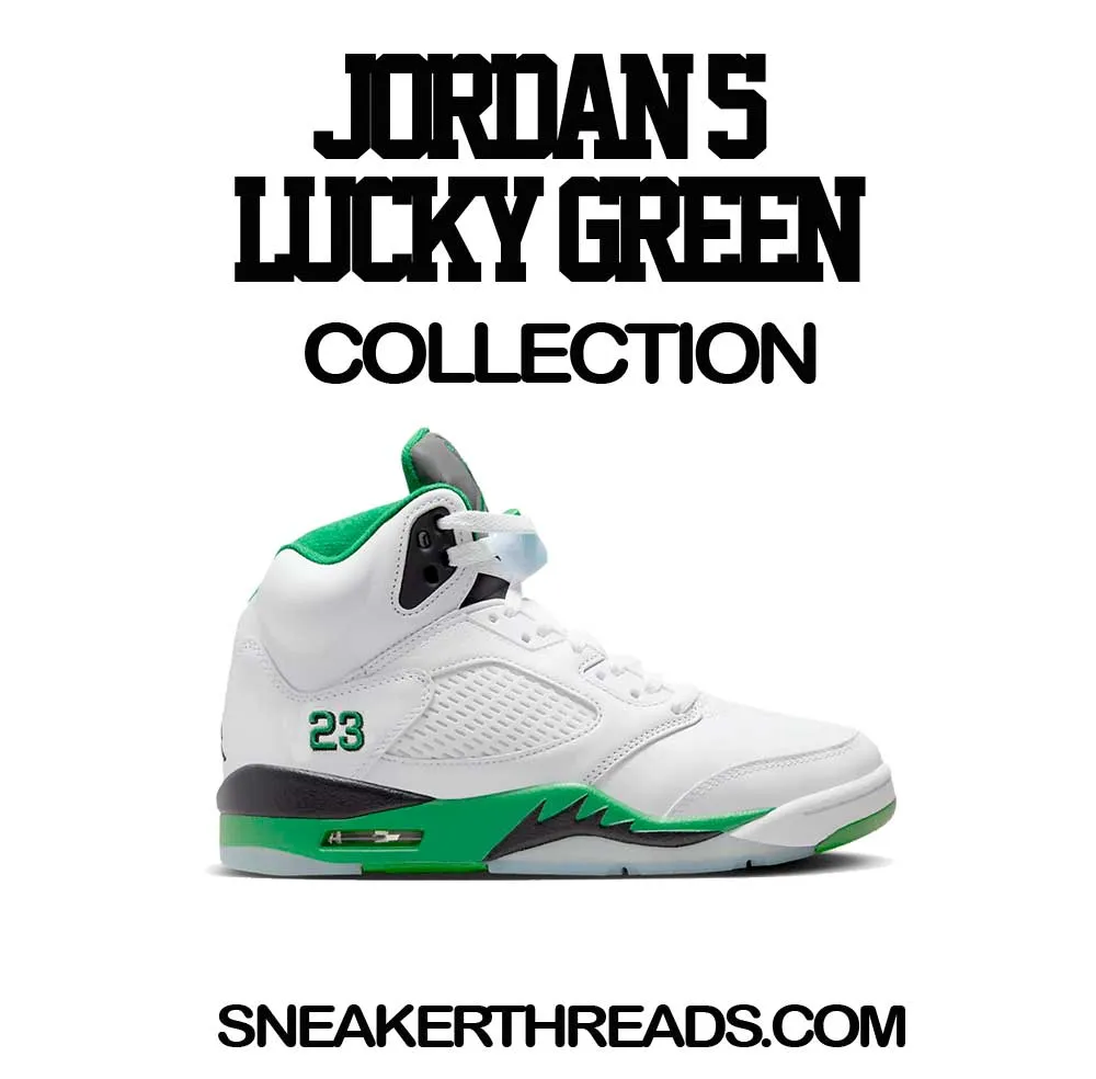 Retro 5 Lucky Green Creme Sweaters