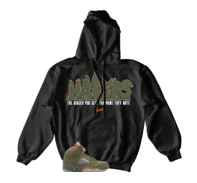 Retro 5 Olive Haters Hoody