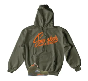 Retro 5 Olive ST Logo Hoody