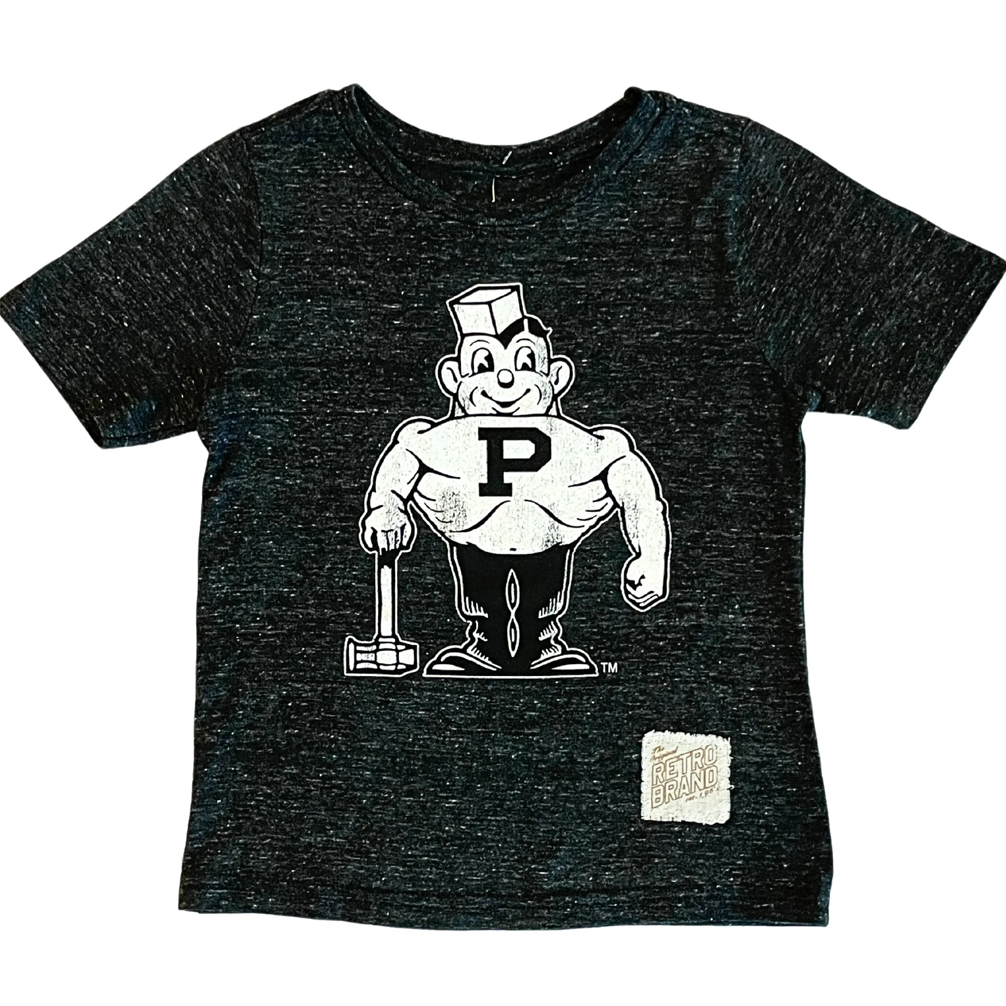 Retro Brand - Purdue Pete Tee in Charcoal