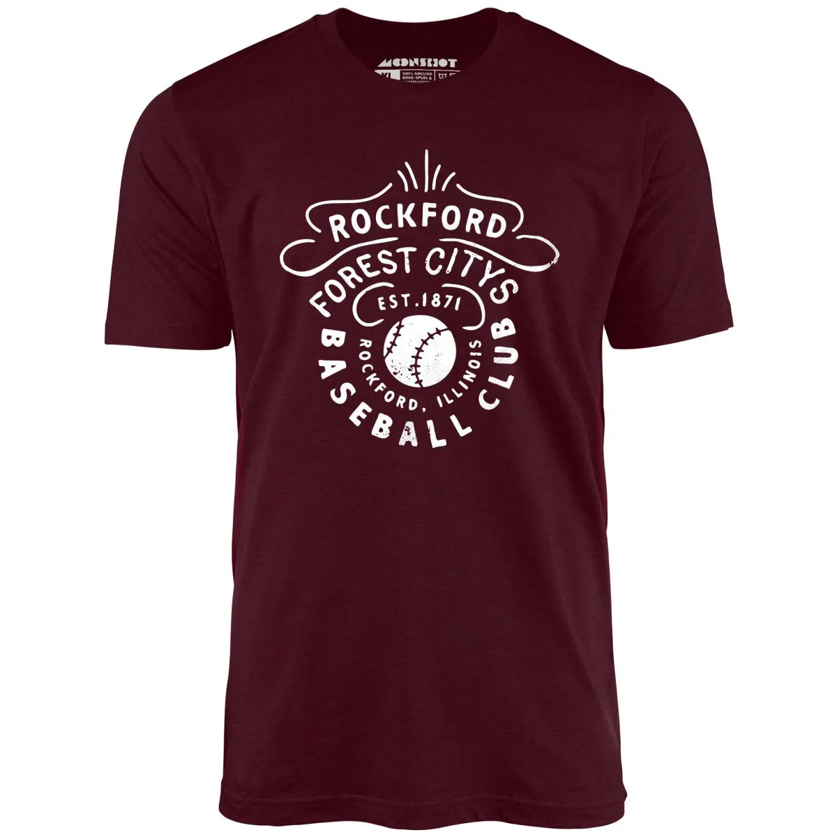 Rockford Forest Citys - Illinois - Vintage Defunct Baseball Teams - Unisex T-Shirt