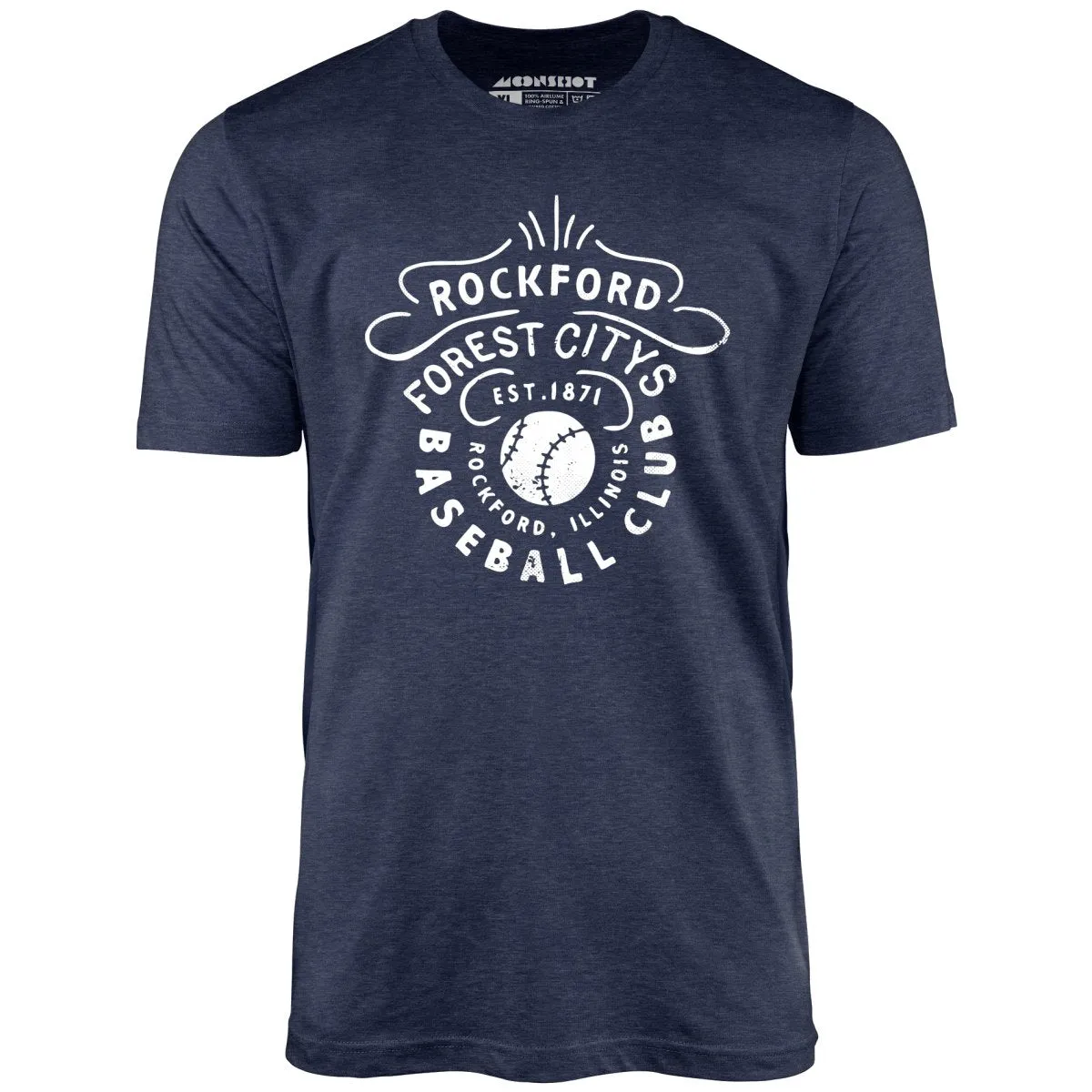 Rockford Forest Citys - Illinois - Vintage Defunct Baseball Teams - Unisex T-Shirt