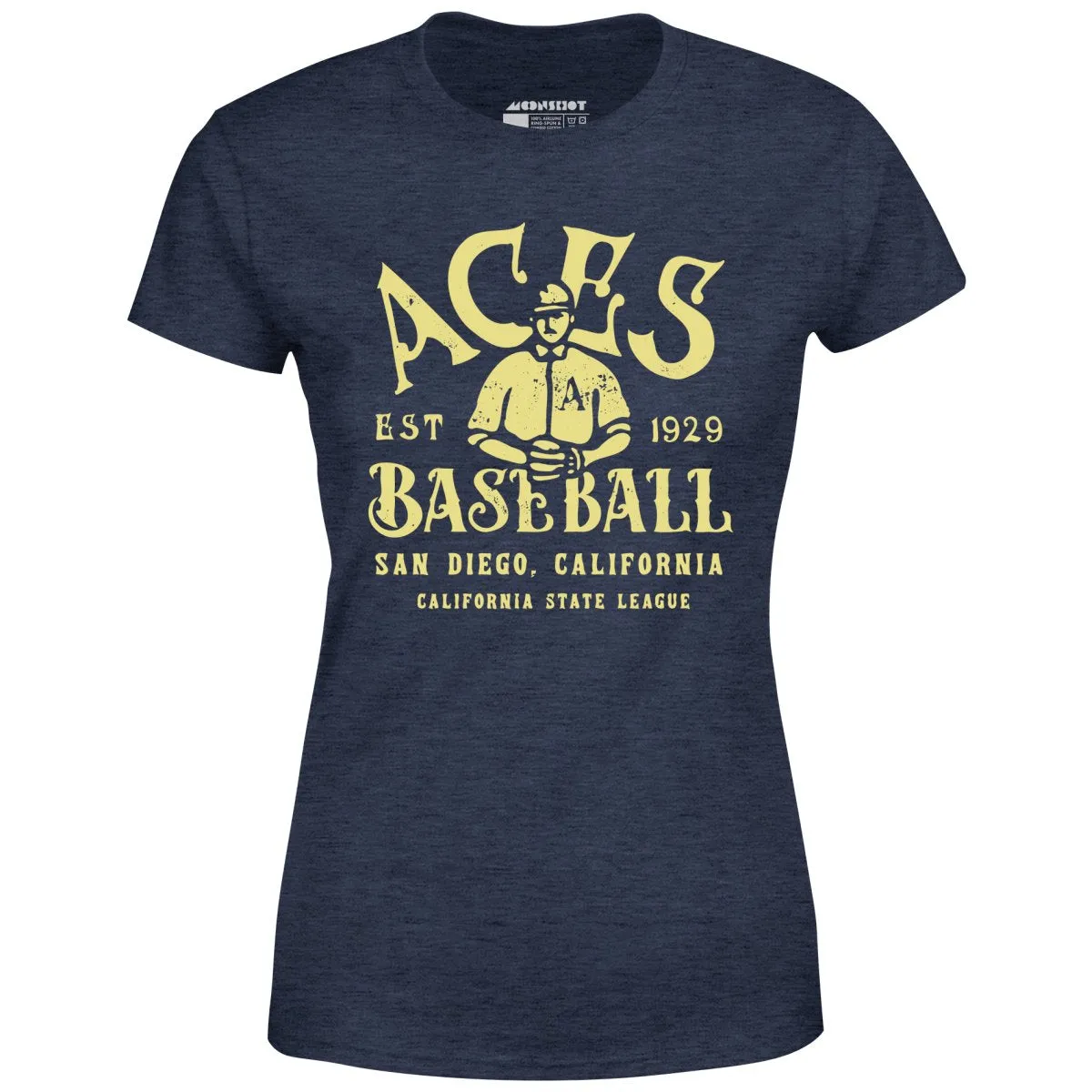 San Diego Aces - California - Vintage Defunct Baseball Teams - Women's T-Shirt