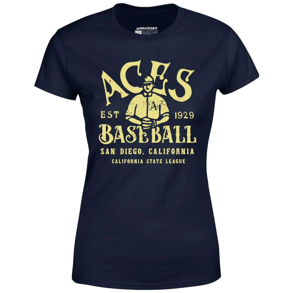 San Diego Aces - California - Vintage Defunct Baseball Teams - Women's T-Shirt