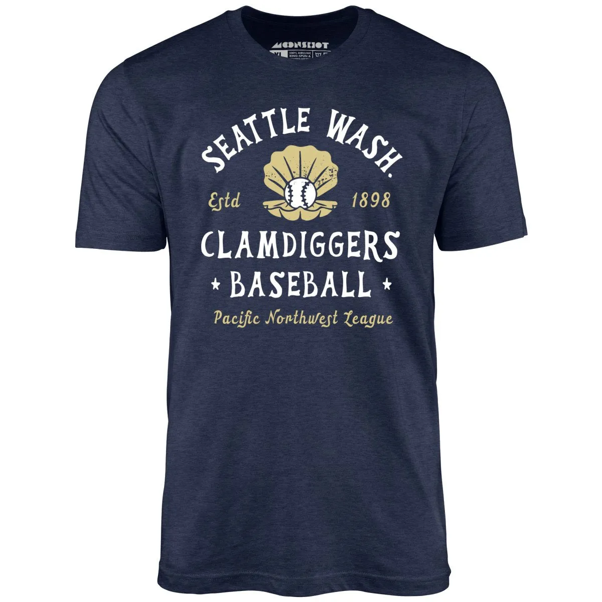 Seattle Clamdiggers - Washington - Vintage Defunct Baseball Teams - Unisex T-Shirt