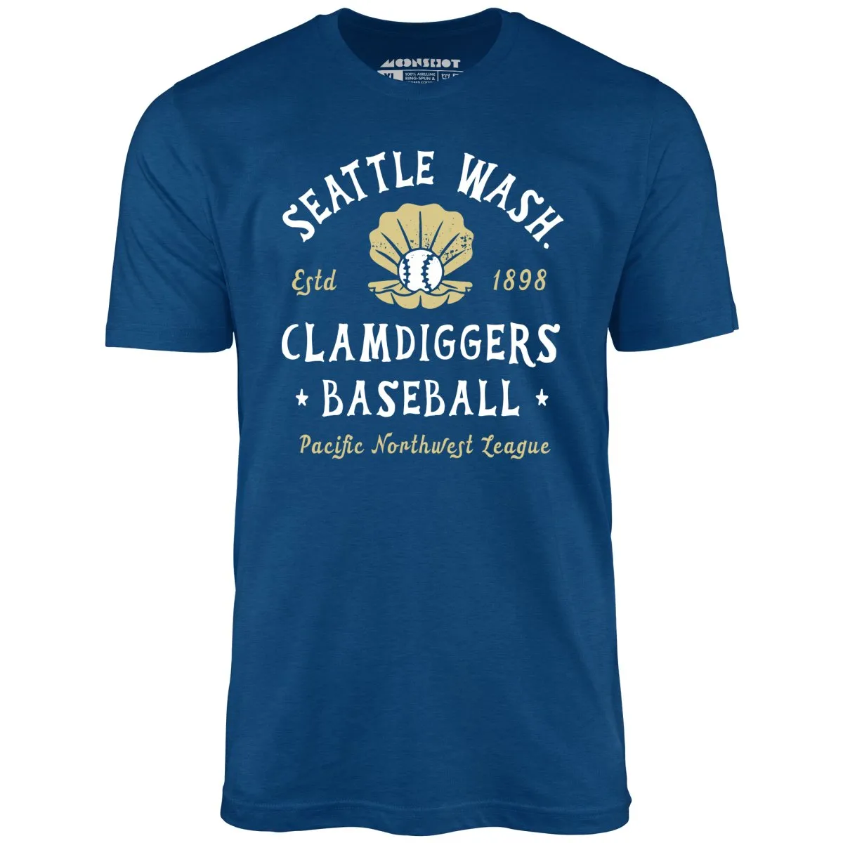 Seattle Clamdiggers - Washington - Vintage Defunct Baseball Teams - Unisex T-Shirt