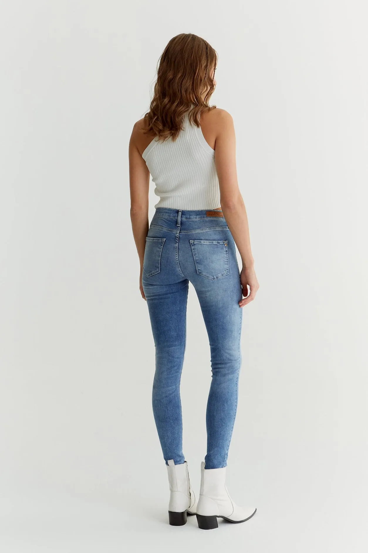 SOPHIA High Waist Jeans Super Skinny medium blue