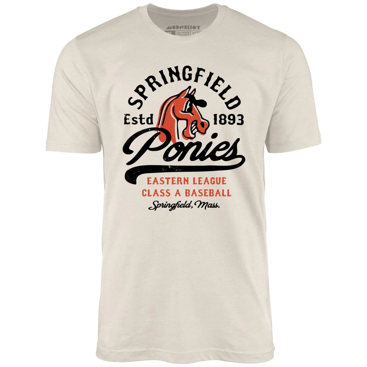 Springfield Ponies - Massachusetts - Vintage Defunct Baseball Teams - Unisex T-Shirt