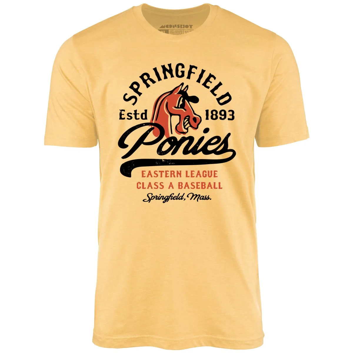 Springfield Ponies - Massachusetts - Vintage Defunct Baseball Teams - Unisex T-Shirt