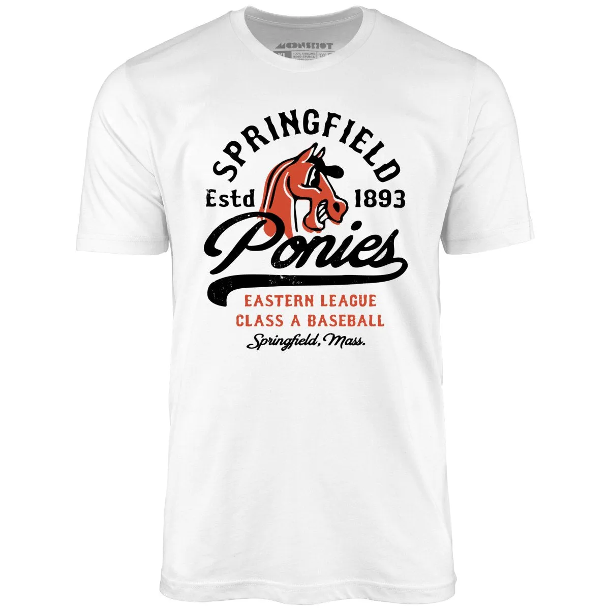 Springfield Ponies - Massachusetts - Vintage Defunct Baseball Teams - Unisex T-Shirt