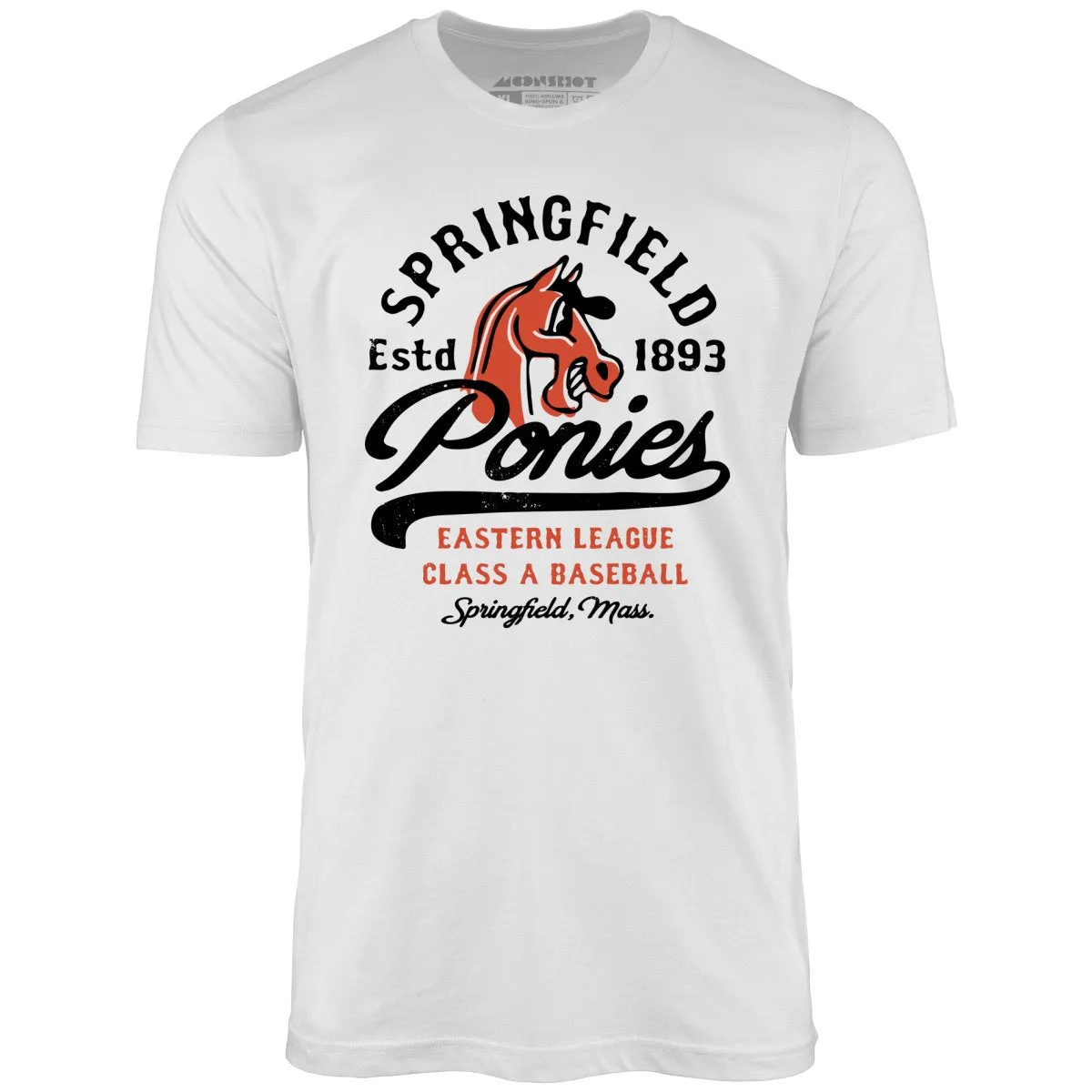 Springfield Ponies - Massachusetts - Vintage Defunct Baseball Teams - Unisex T-Shirt