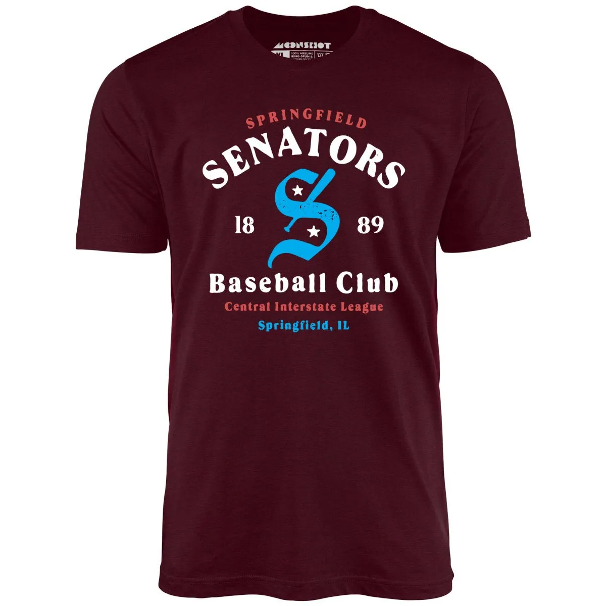 Springfield Senators - Illinois - Vintage Defunct Baseball Teams - Unisex T-Shirt