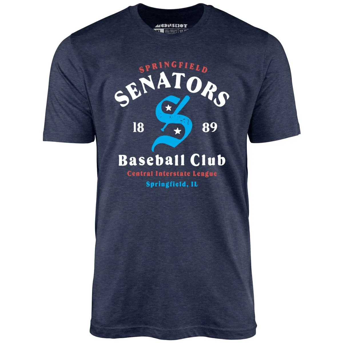 Springfield Senators - Illinois - Vintage Defunct Baseball Teams - Unisex T-Shirt