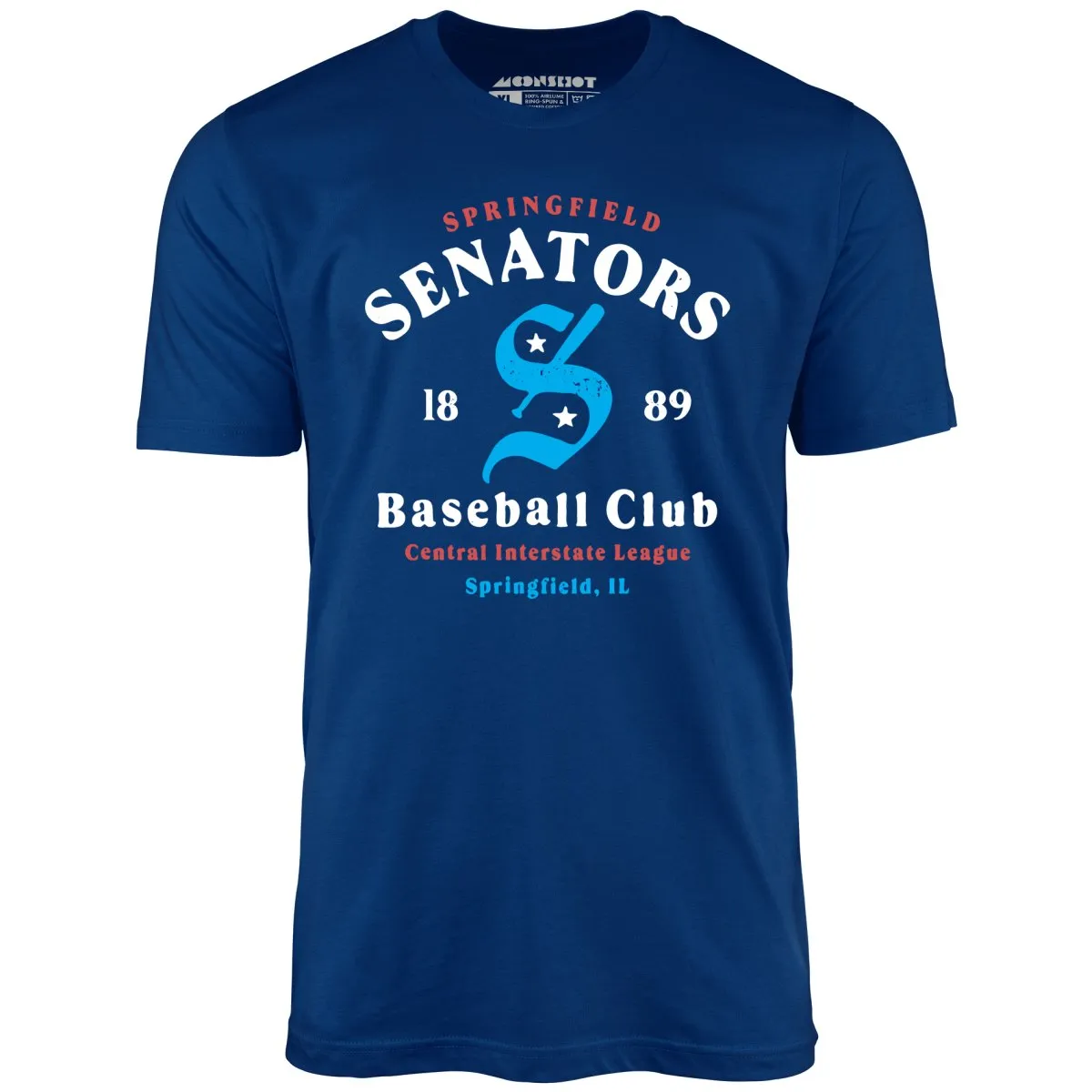 Springfield Senators - Illinois - Vintage Defunct Baseball Teams - Unisex T-Shirt