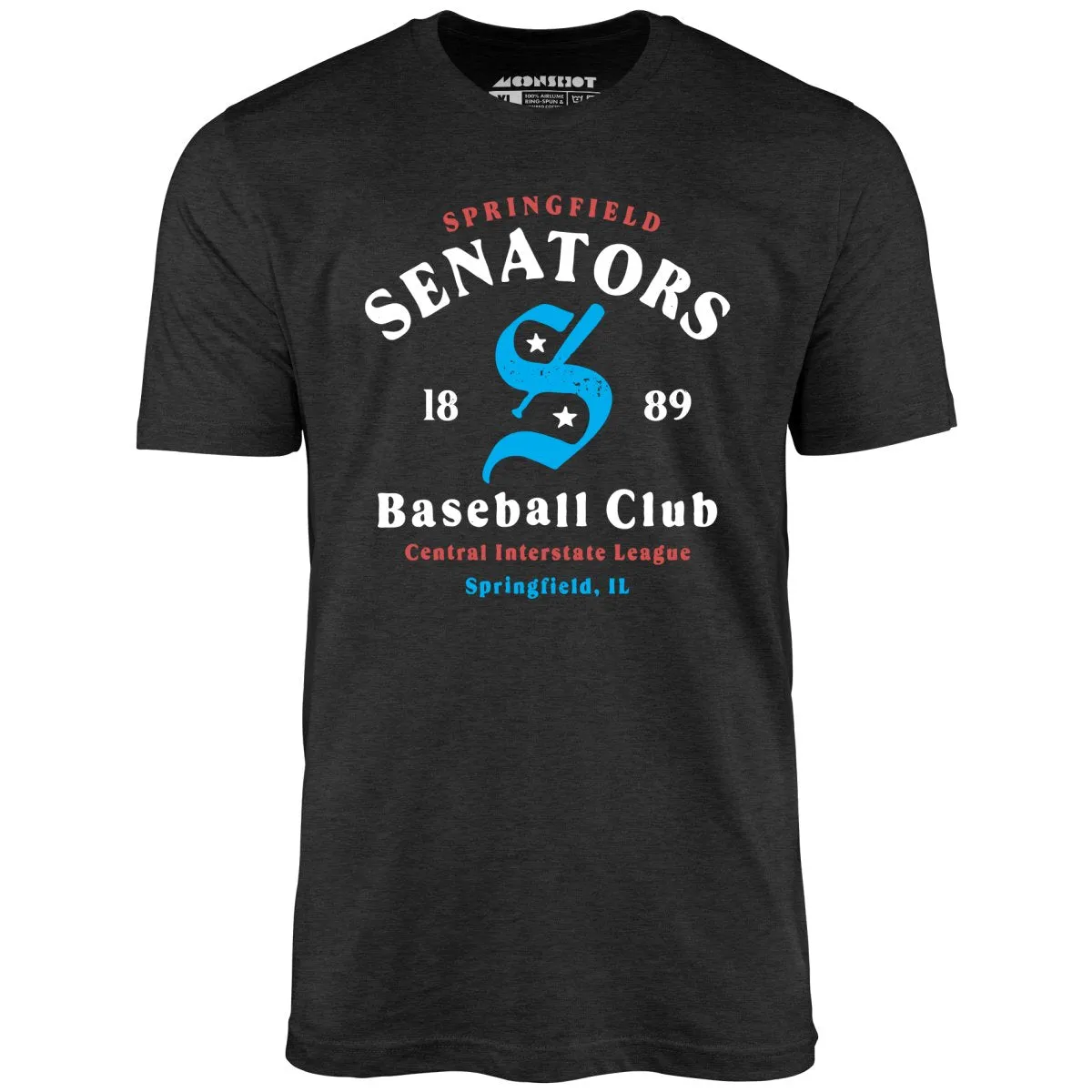 Springfield Senators - Illinois - Vintage Defunct Baseball Teams - Unisex T-Shirt