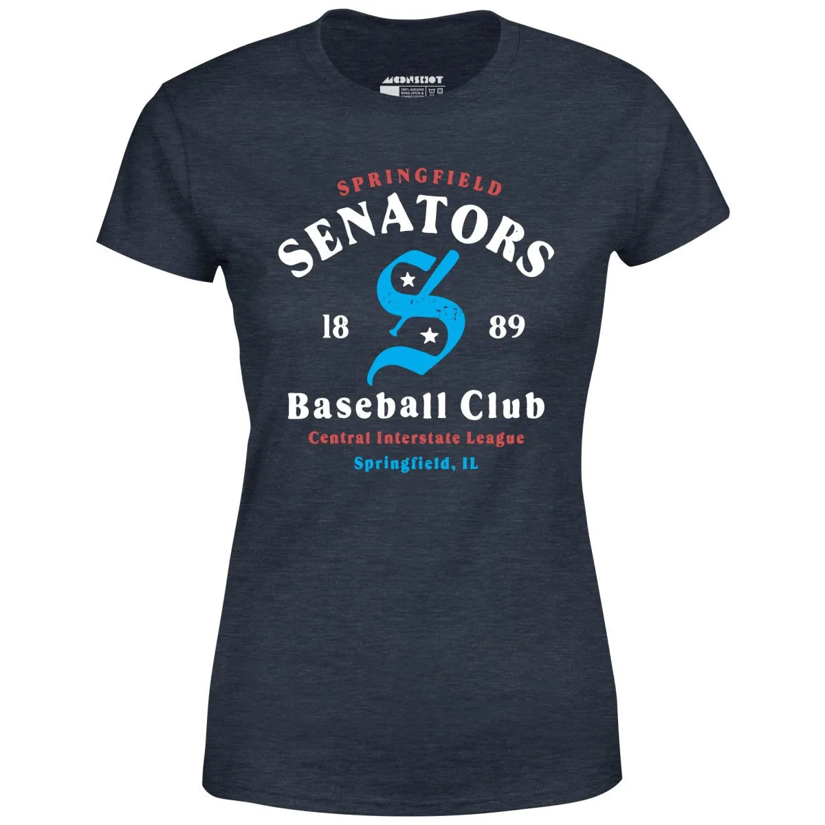 Springfield Senators - Illinois - Vintage Defunct Baseball Teams - Women's T-Shirt