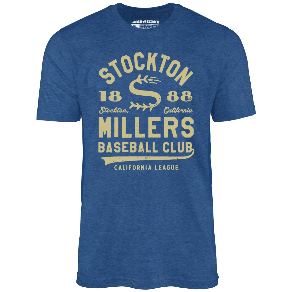 Stockton Millers - California - Vintage Defunct Baseball Teams - Unisex T-Shirt