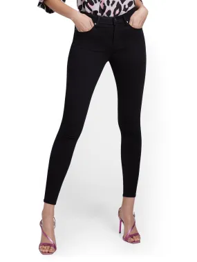 Tall Lexi High-Waisted Super-Skinny Ankle Jeans - Black Wash