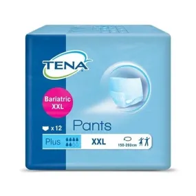 Tena Pants Bariatric Plus XXL 12 - Comfortabele Incontinentiebroekjes voor Zwaarlijvigheid