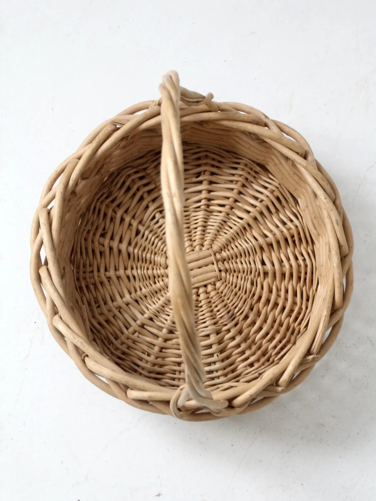 vintage bentwood gathering basket