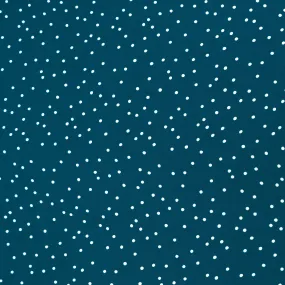 Viscose Lawn - Dotty - Petrol