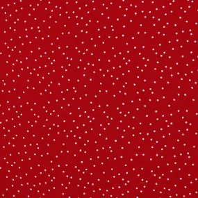 Viscose Lawn - Dotty - Red