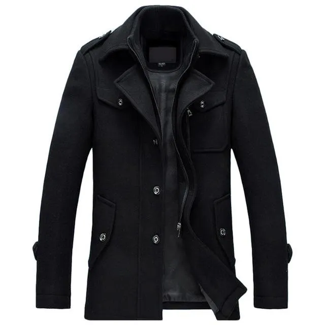 West Louis™ Wool Winter Warm Outerwear Coat